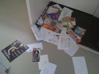 Mail pile