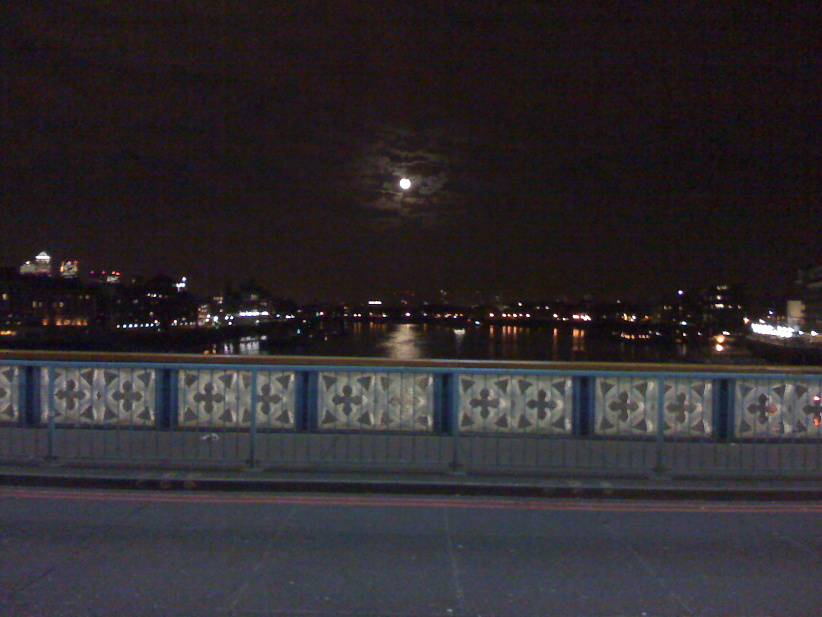 Tower Bridge and Moon